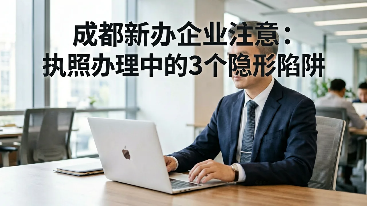 成都新办企业注意:执照办理中的3个隐形陷阱